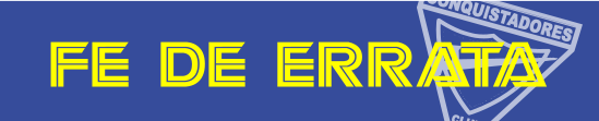 fe de errata